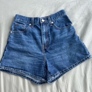 Levi's Women's High Waist Mom Jean Shorts